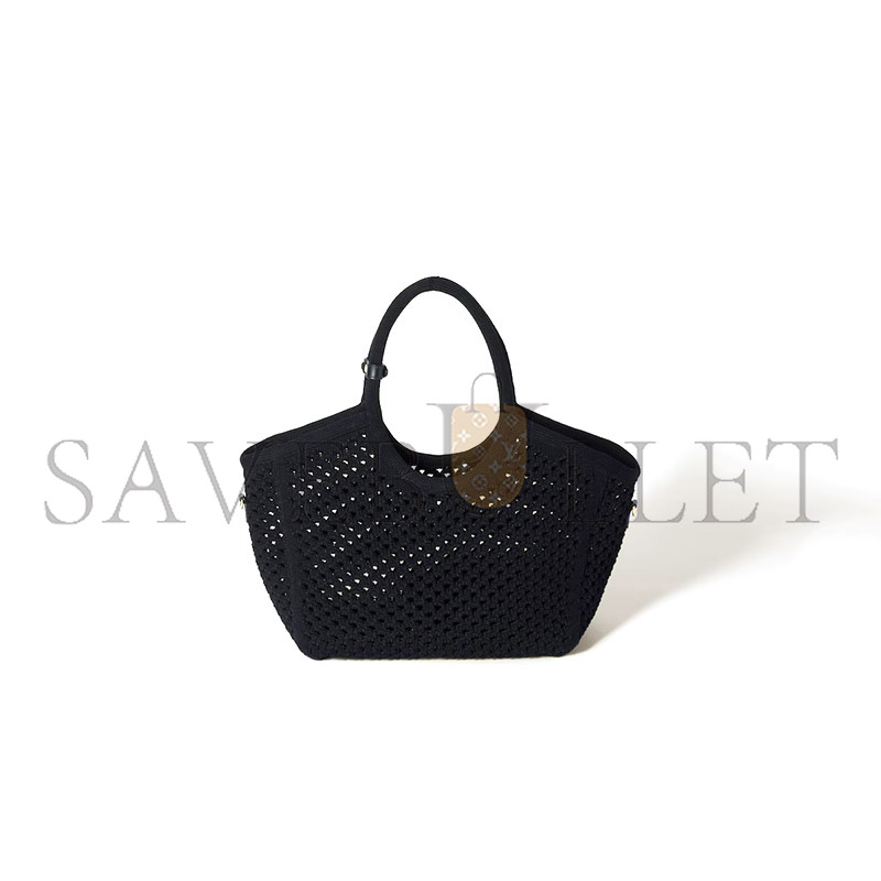 MIU MIU IVY COTTON MESH TOTE BAG 5BG281 (28*26*12.5cm)